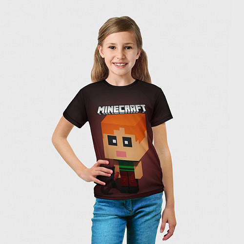 Детская футболка MINECRAFT МАЙНКРАФТ Z / 3D-принт – фото 5
