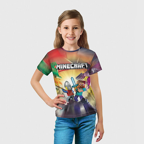 Детская футболка MINECRAFT МАЙНКРАФТ Z / 3D-принт – фото 5