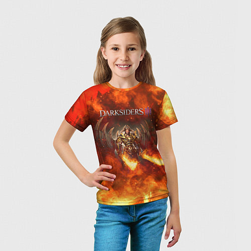 Детская футболка Darksiders 3 Гнев Войны 3 Z / 3D-принт – фото 5