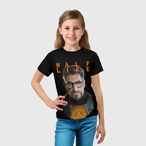 Детская футболка HALF-LIFE FREEMAN ФРИМАН Z / 3D-принт – фото 5