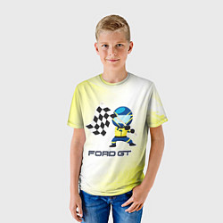 Футболка детская Ford - Racing, цвет: 3D-принт — фото 2