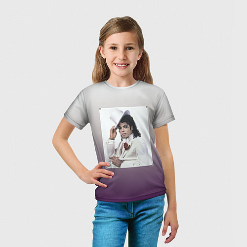 Детская футболка Майкл Джексон навсегда / 3D-принт – фото 5