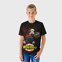 Футболка детская Кацуки Бакуго, цвет: 3D-принт — фото 2