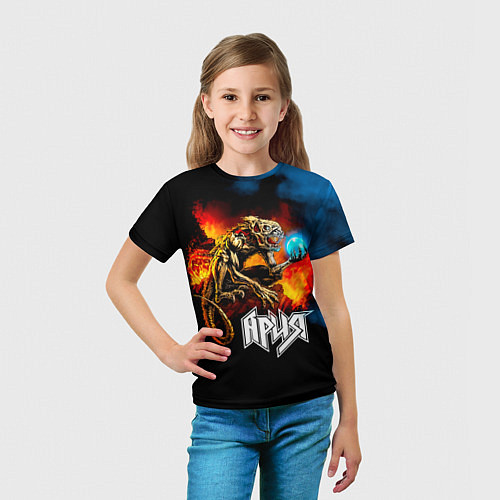Детская футболка Ария - Химера / 3D-принт – фото 5