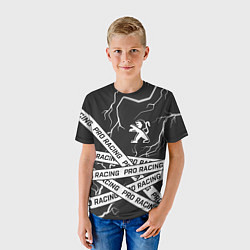 Футболка детская Peugeot - Racing Tapes, цвет: 3D-принт — фото 2