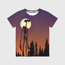 Футболка детская Gradient Forest Siren Head, цвет: 3D-принт