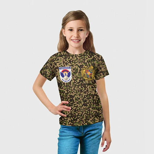 Детская футболка Вооруженные силы Армении / 3D-принт – фото 5