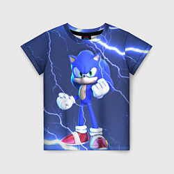 Футболка детская SONIC СОНИК СИНИЙ ЁЖ Z, цвет: 3D-принт