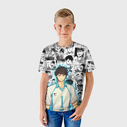 Футболка детская ТООРУ ОЙКАВА OIKAWA TORU, цвет: 3D-принт — фото 2
