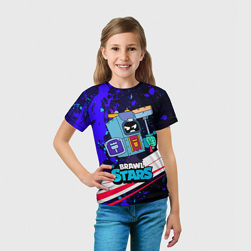 Детская футболка Злой ЭШ Ash Brawl Stars / 3D-принт – фото 5