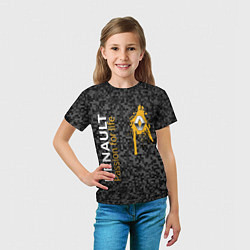 Футболка детская Рено камуфляж, цвет: 3D-принт — фото 2