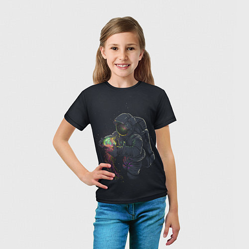 Детская футболка Космическая медуза / 3D-принт – фото 5