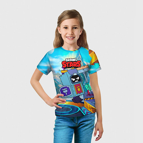 Детская футболка ЭШ Ash Brawl Stars / 3D-принт – фото 5