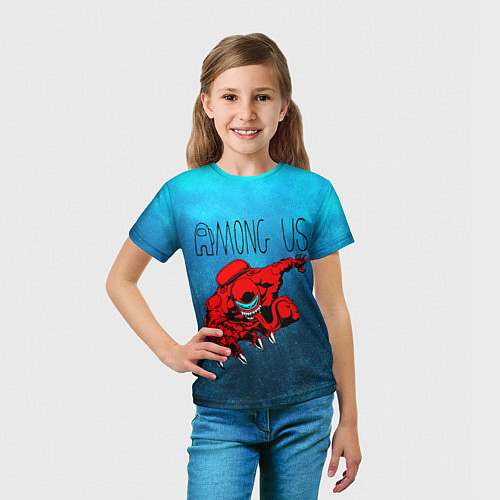 Детская футболка Among Us Imposter Z / 3D-принт – фото 5