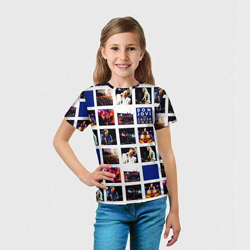 Детская футболка The Crush Tour - Bon Jovi / 3D-принт – фото 5