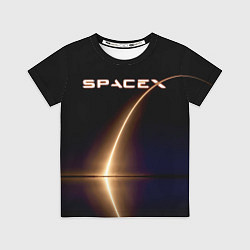 Футболка детская Space X, цвет: 3D-принт