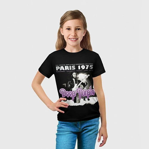 Детская футболка Deep Purple - Paris 1975 / 3D-принт – фото 5