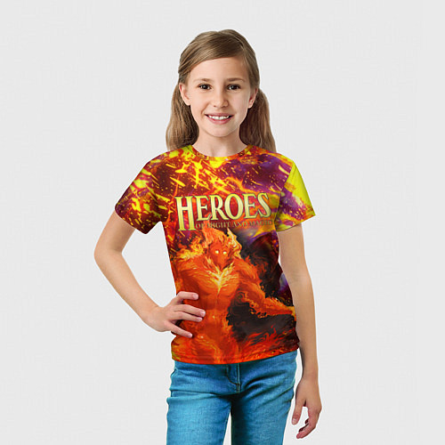 Детская футболка HoM Огненный / 3D-принт – фото 5