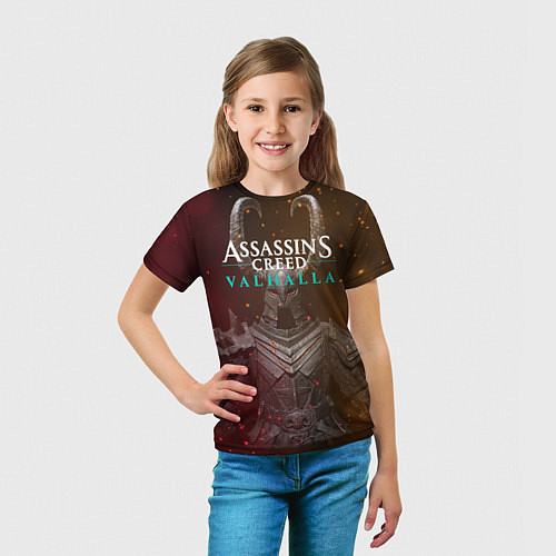 Детская футболка ASSASSINS CREED VALHALLA Z / 3D-принт – фото 5