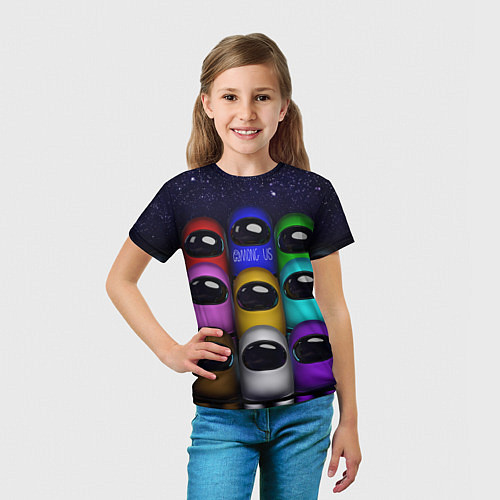 Детская футболка Among Us Амонг Ас Z / 3D-принт – фото 5