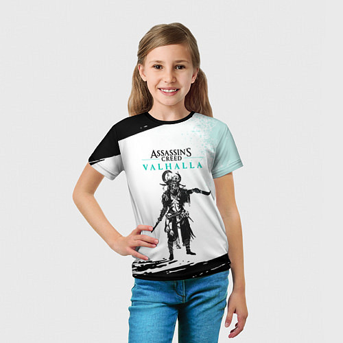 Детская футболка АССАСИН КРИД ASSASSINS CREED VALHALLA Z / 3D-принт – фото 5