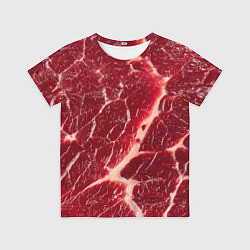 Футболка детская Мясо на Хэллоуин, цвет: 3D-принт