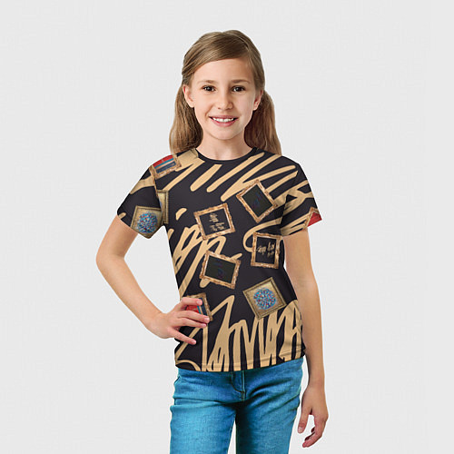 Детская футболка Street glamour / 3D-принт – фото 5