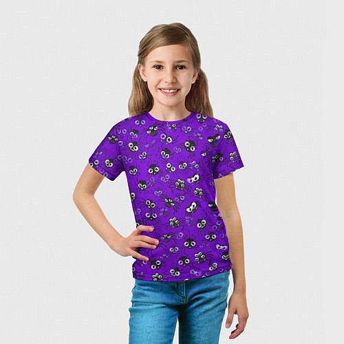 Детская футболка Вредные паучки / 3D-принт – фото 5