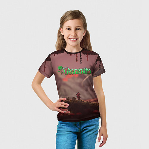 Детская футболка Terraria Тэррария / 3D-принт – фото 5