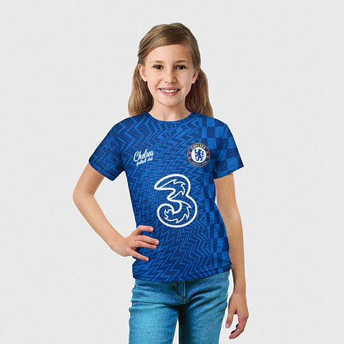 Детская футболка Лукаку Челси форма 20212022 / 3D-принт – фото 5