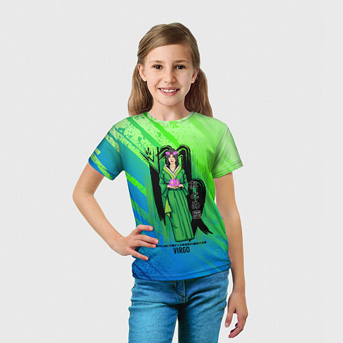 Детская футболка Гейша - символ жизни / 3D-принт – фото 5