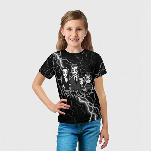 Детская футболка Addams family Семейка Аддамс / 3D-принт – фото 5
