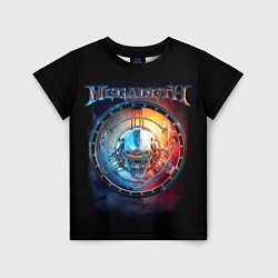 Футболка детская Megadeth, Super Collider, цвет: 3D-принт