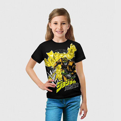 Детская футболка Дио Брандо - JoJos Bizarre Adventure / 3D-принт – фото 5
