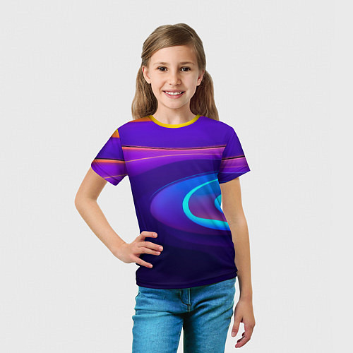 Детская футболка Аква принт / 3D-принт – фото 5