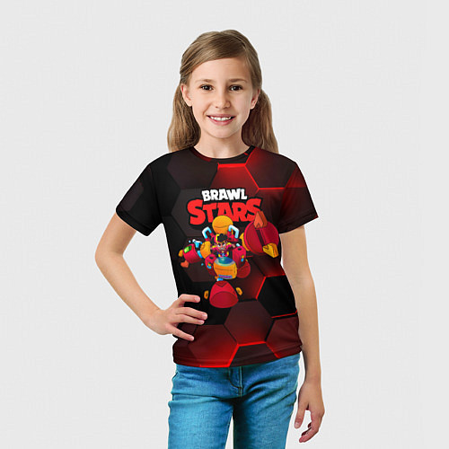 Детская футболка Meg BrawlStars 3D / 3D-принт – фото 5