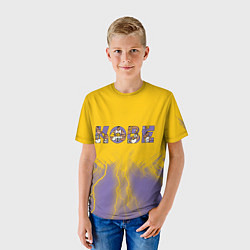 Футболка детская Коби Брайант Kobe Bryant, цвет: 3D-принт — фото 2
