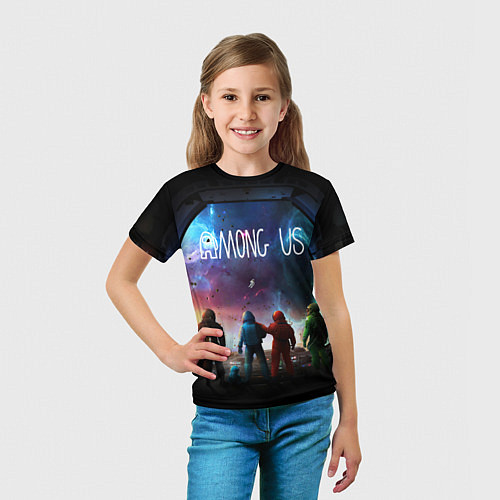 Детская футболка AMONG US SPACE IMPOSTOR / 3D-принт – фото 5