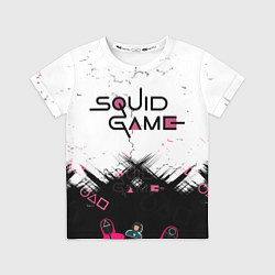 Футболка детская SQUID GAME ИГРА В КАЛЬМАРА,, цвет: 3D-принт