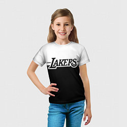Футболка детская Kobe Bryant - Los Angeles Lakers, цвет: 3D-принт — фото 2