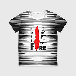 Футболка детская Free Fire Фри Фаер,, цвет: 3D-принт