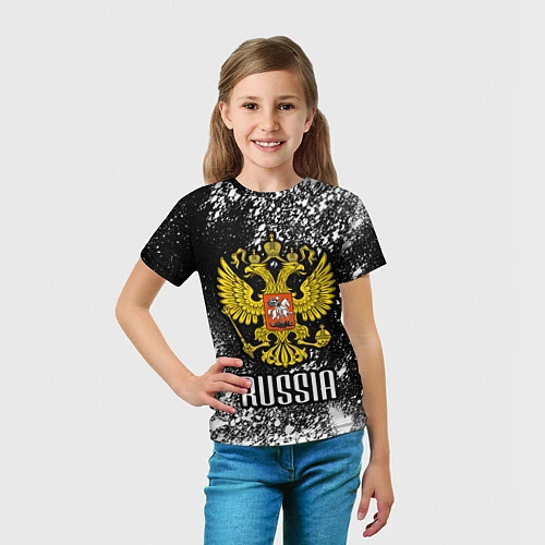 Детская футболка Russia / 3D-принт – фото 5