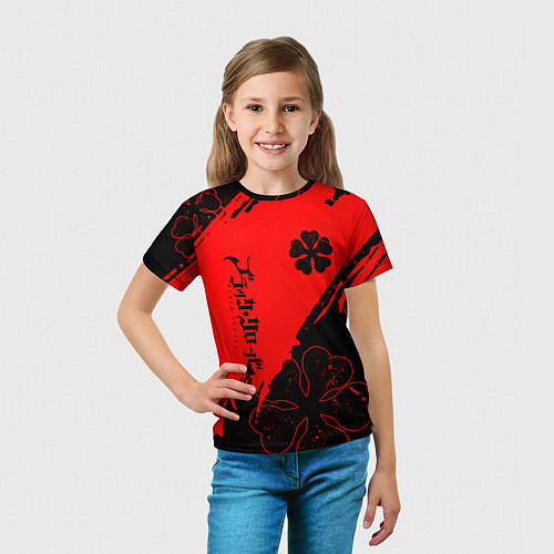 Детская футболка Чёрный клевер: Black clover / 3D-принт – фото 5