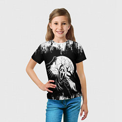 Футболка детская Крик Хэллоуин Хоррор Scream Halloween, цвет: 3D-принт — фото 2