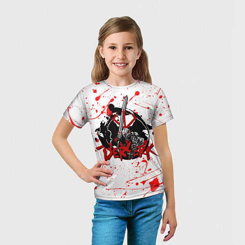 Детская футболка BERSERK брызги краски / 3D-принт – фото 5