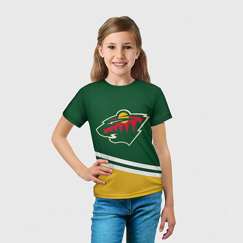 Детская футболка Minnesota Wild NHL / 3D-принт – фото 5