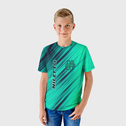 Футболка детская Нилетто Niletto лого, цвет: 3D-принт — фото 2
