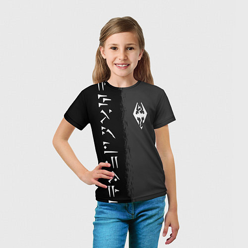 Детская футболка THE ELDER SCROLLS SKYRIM FUS RO DAH / 3D-принт – фото 5