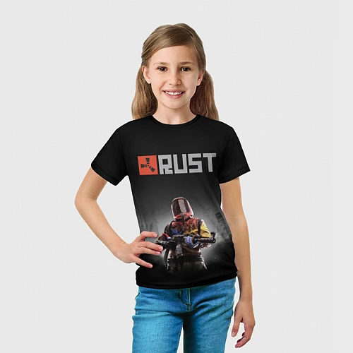 Детская футболка Работяга из Раста / 3D-принт – фото 5