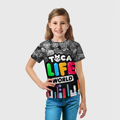 Детская футболка TOCA LIFE WORLD ТОКА ЛАЙФ ВОРЛД ГРАДИЕНТ / 3D-принт – фото 5